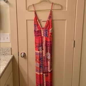 Free people patterned jumpsuit